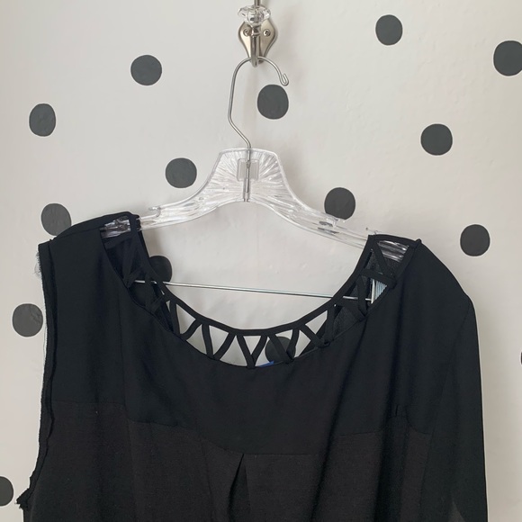 🌈5/$25🌈Apt 9 black blouse size 3X - Picture 6 of 10